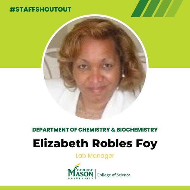 Elizabeth Foy, Staff Shoutout