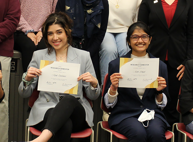 Photo of 2022 Research Semester Award Recipients