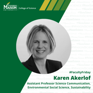 Karen Akerlof, ESP, #FacultyFriday
