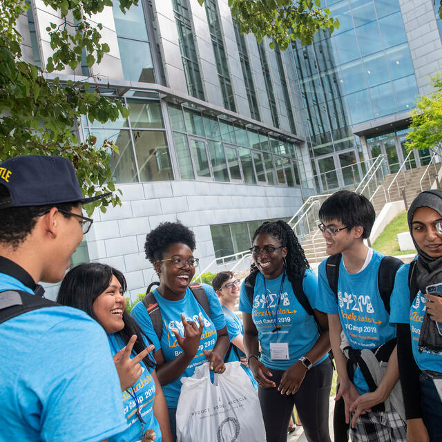 Students at the 2019 STEM Bridge Camp