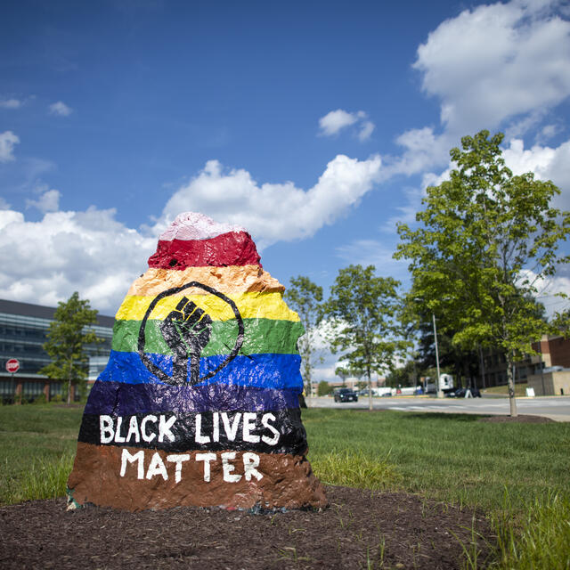 Black Lives Matter sign