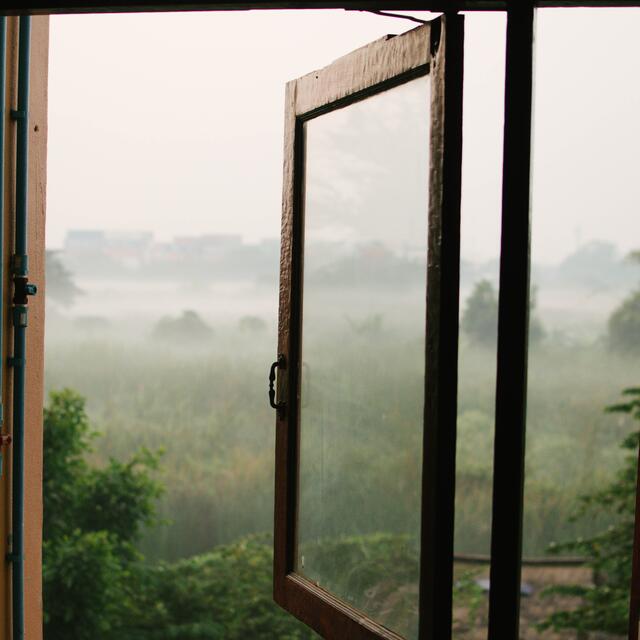 Photo of an open window
