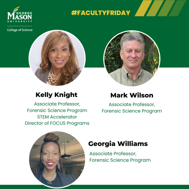 #FacultyFriday Kelly Knight, Mark Wilson, Georgia Williams