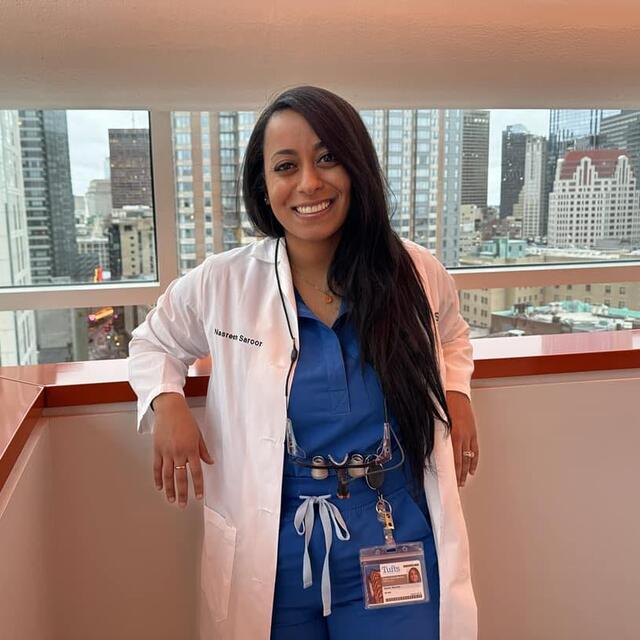 G2 Alum Nasreen Saroor White Coat