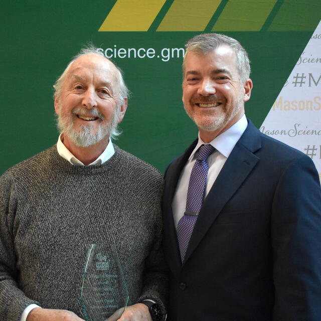 Robert Sachs with Interim Dean Cody Edwards at the Celebration of Success