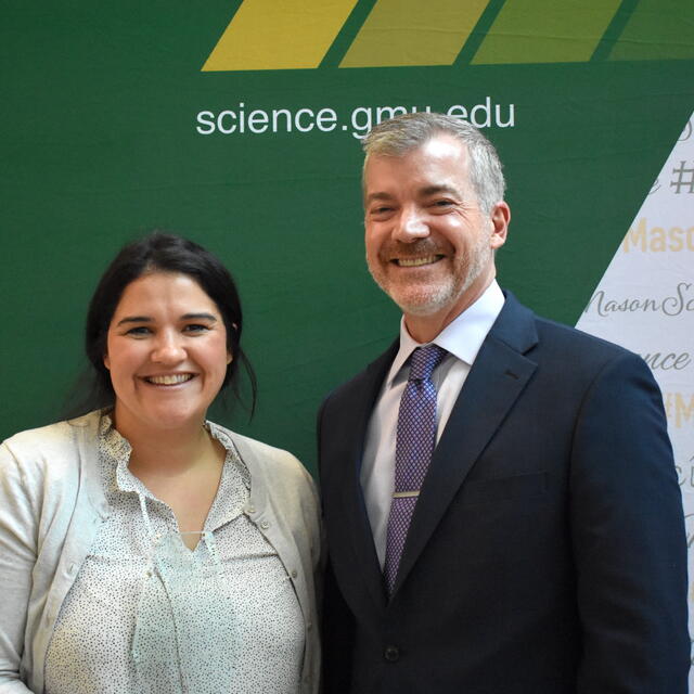 Ashley Carpenter with Interim Dean Cody W. Edwards at the Celebration of Success