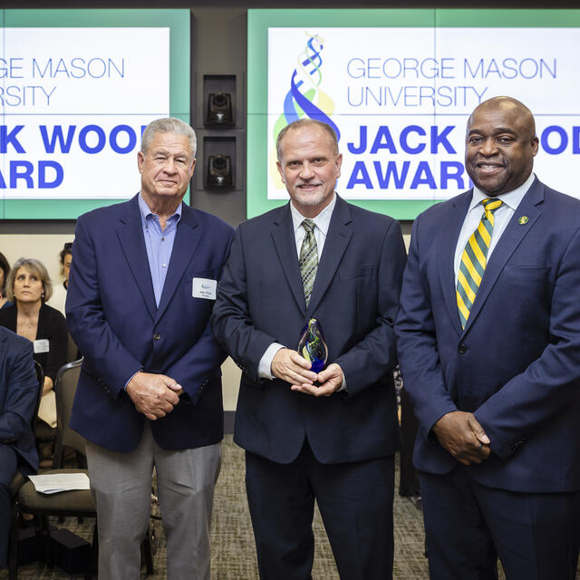 Matt Rice, GGS professor, Jack Wood Awards