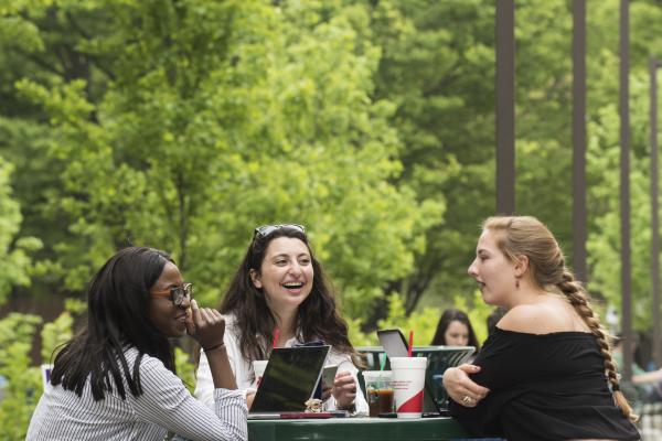 Students at the Fairfax campus