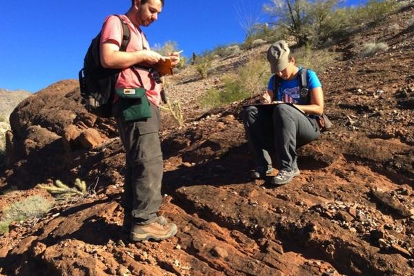 Studying, geology, rock formations, science