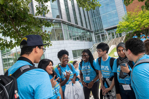 Students at the 2019 STEM Bridge Camp