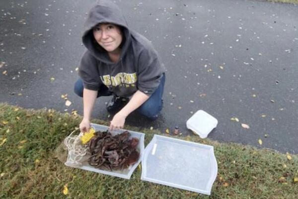 Mason environmental science major Eran O'Keefe has always been interested in working with the environment. Photo provided.