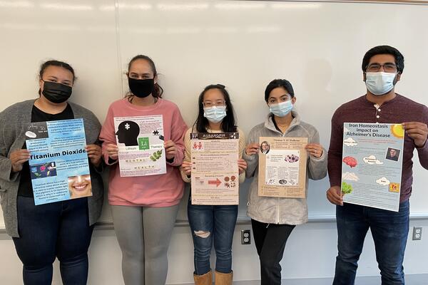 Chemistry and biochemistry students share infographics