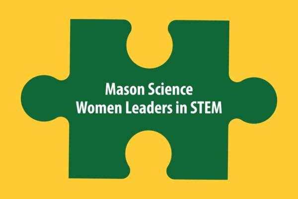 Women Leaders in STEM gold background