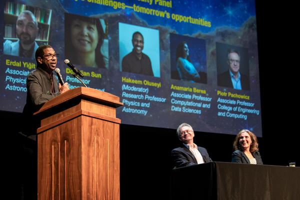 George Mason faculty speaking at George Mason's Space Day 2024