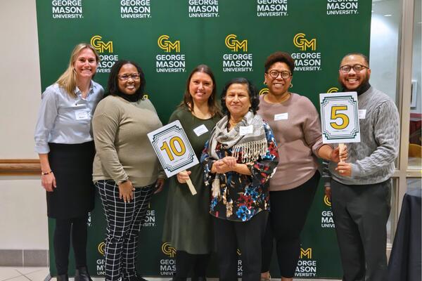 College of Science faculty and staff celebrate five and ten years of service at George Mason University. 