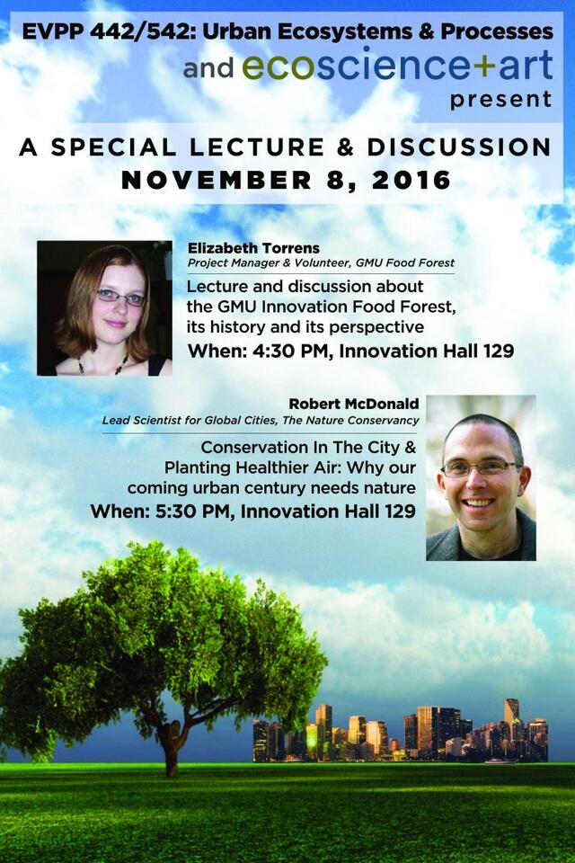 EcoScience + Art Special Lecture and Discussion: November 8, 2016