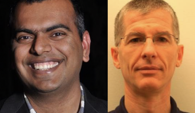 Mason Science Associate Professor Harbir Antil and Professor Rainald Lohner