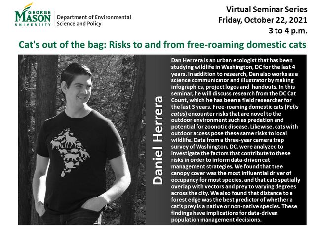 Flyer for the October 22nd ESP Virtual Seminar Series.