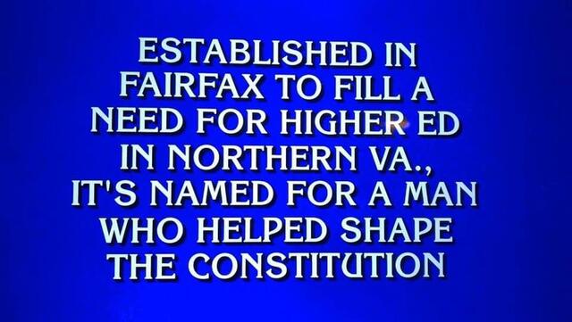 Jeopardy question about Mason