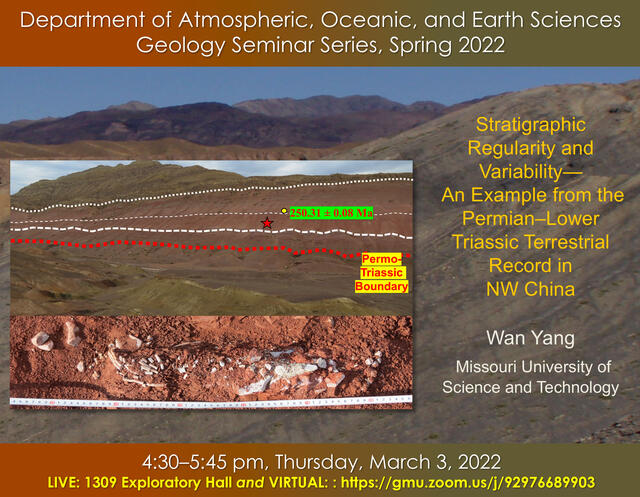 GEOL Seminar Mar 3 Yang Flyer