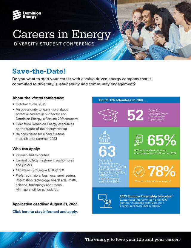 Dominion Energy Diversity Student Conference