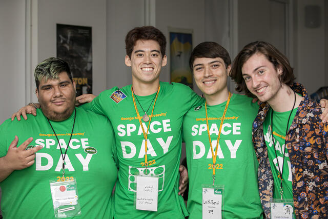 Space Day student volunteers
