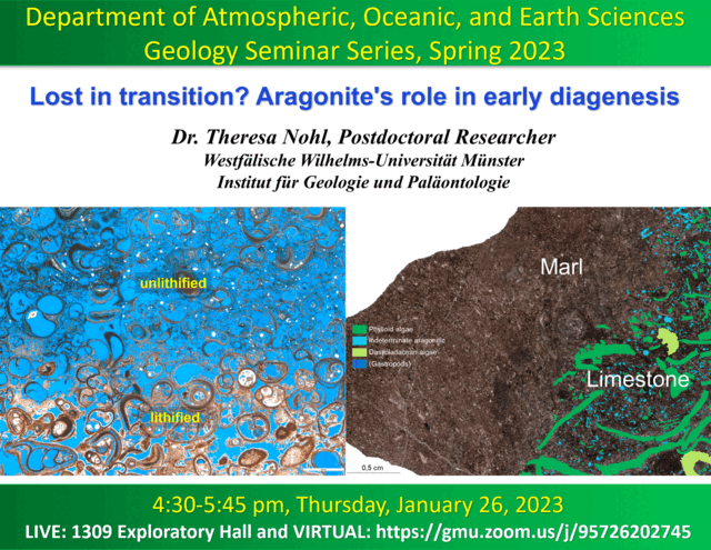 GEOL Seminar Spring 2023 Nohl Flyer