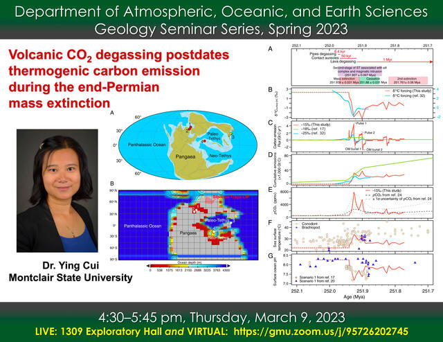 GEOL Seminar March 9 SPRING 2023 Flyler