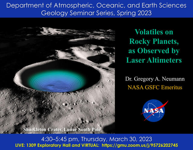 GEOL Seminar March 30 SPRING 2023 Flyer