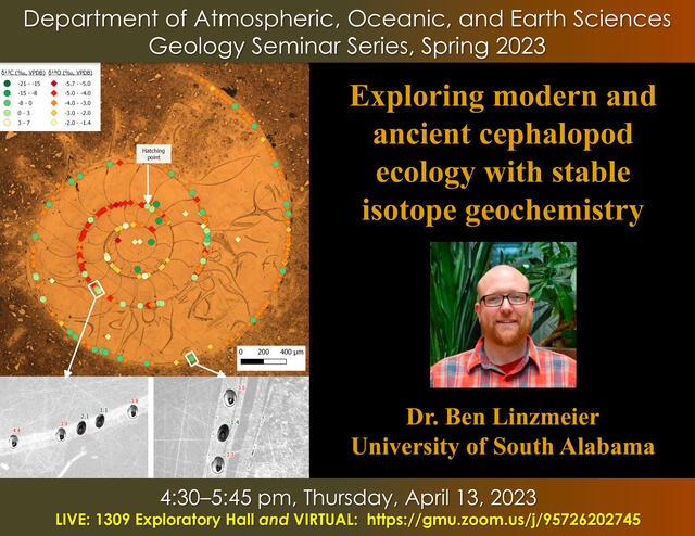 GEOL Seminar Spring 2023 Linzmeier Flyer