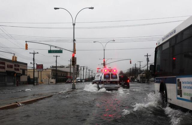 Communities in the Rockaways experience the impact of regular, sunny day (tidal) flooding. Images provided by Rockaway Initiative for Sustainability and Equity (RISE).