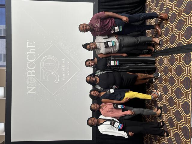 Students at NOBCChE conference 