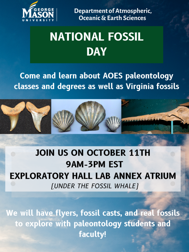National Fossil Day Flyer