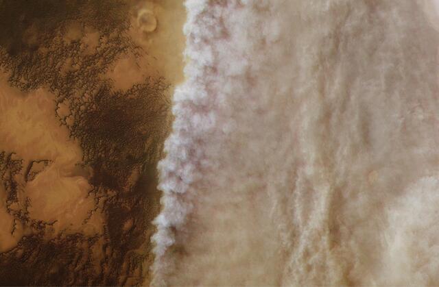 Duststorm on Mars