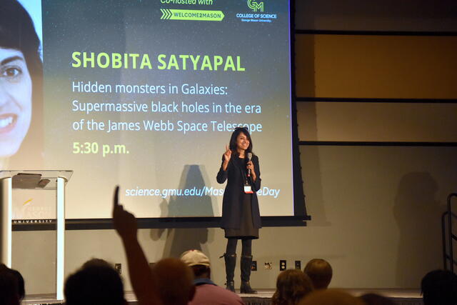 Shobita Satyapal presenting at Space Day