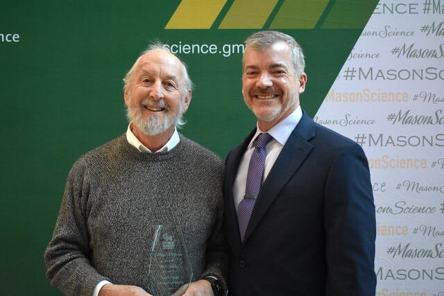 Robert Sachs with Interim Dean Cody Edwards at the Celebration of Success
