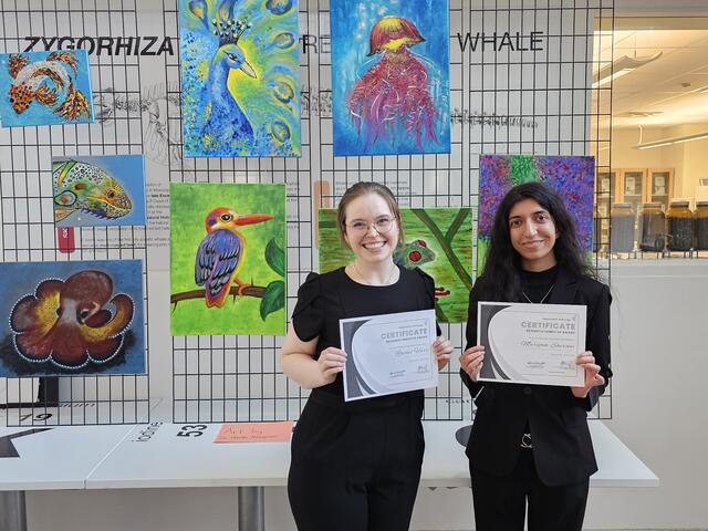 Picture of 2023 Awardees Rachel Hart & Maryam Sherani