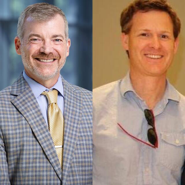 College of Science Dean and PI Cody W. Edwards (left) and Associate Professor and Co-PI David Luther (right)