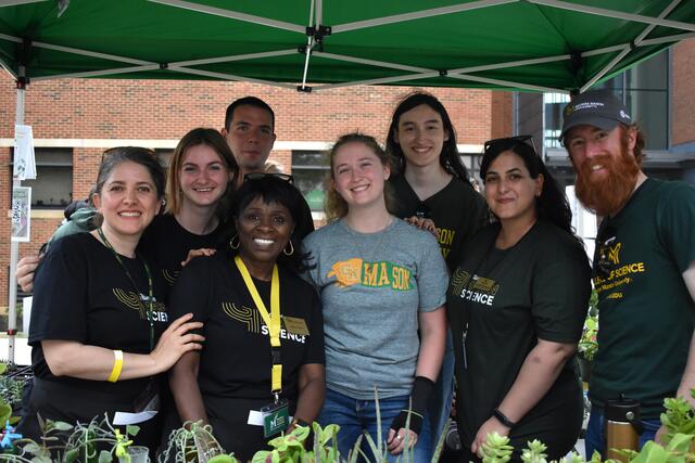 Volunteers handling the plant sale at ScienceConnect 2025