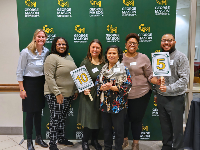 College of Science faculty and staff celebrate five and ten years of service at George Mason University.