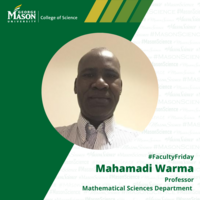 Faculty Friday, Mahamadi Warma, Professor, Mathematical Sciences