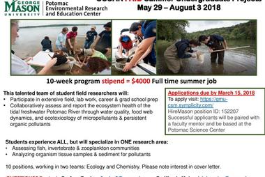 OSCAR and PEREC Summer Job Opportunity for Undergraduates – deadline March 15, 2018