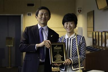 Provost S. David Wu and Dr. Younsung Kim