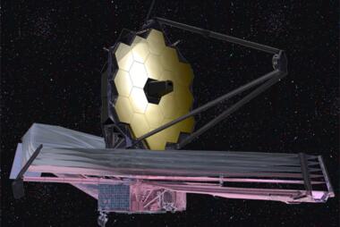 Artist conception of the James Webb Space Telescope. (Credit: NASA)