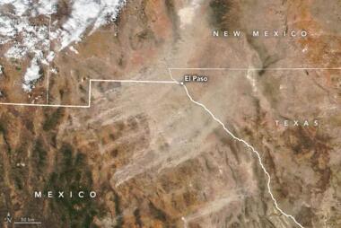 Dust in New Mexico and Texas