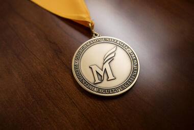 Presidential Award for Faculty Excellence medal
