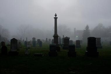 Image of a graveyard