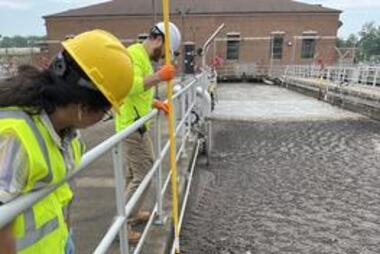 The team working on-site. Photo provided. 
