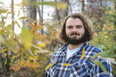 Environmental Science and Policy student Ryan McIntyre