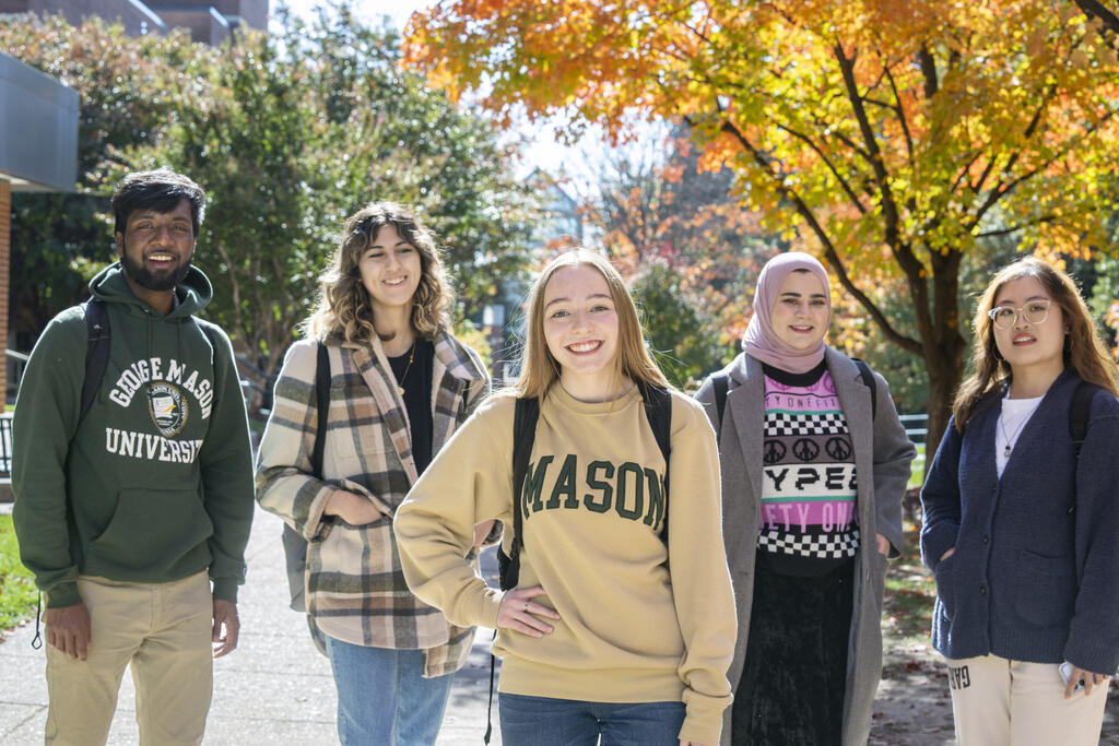 Students on campus